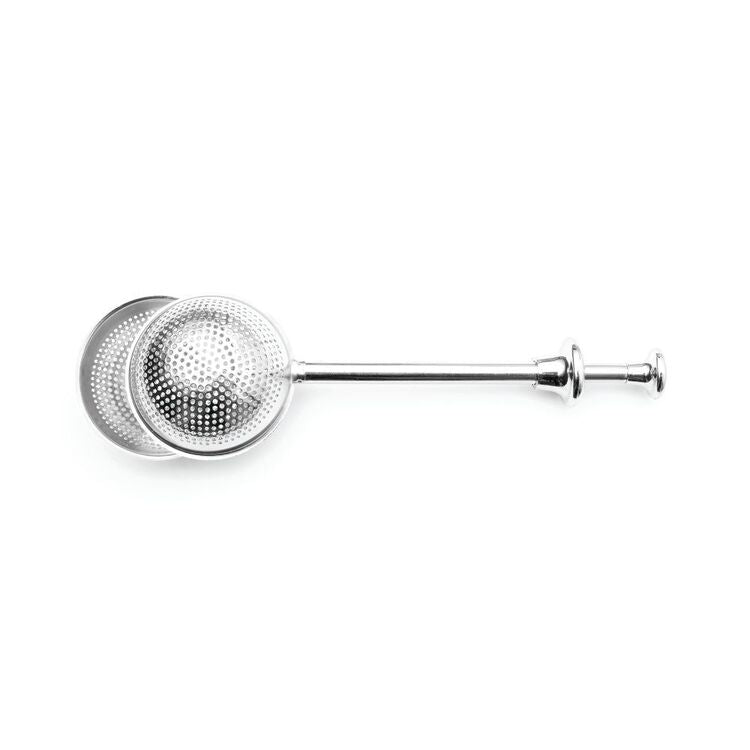 Large Silver Tea Infuser - Spring Lever