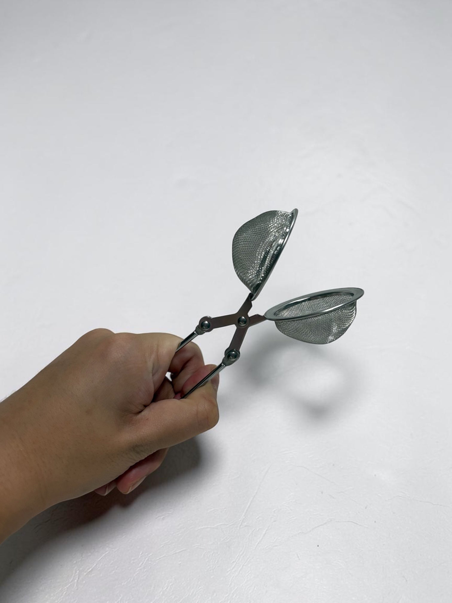 Silver Tea Infuser with Clamp
